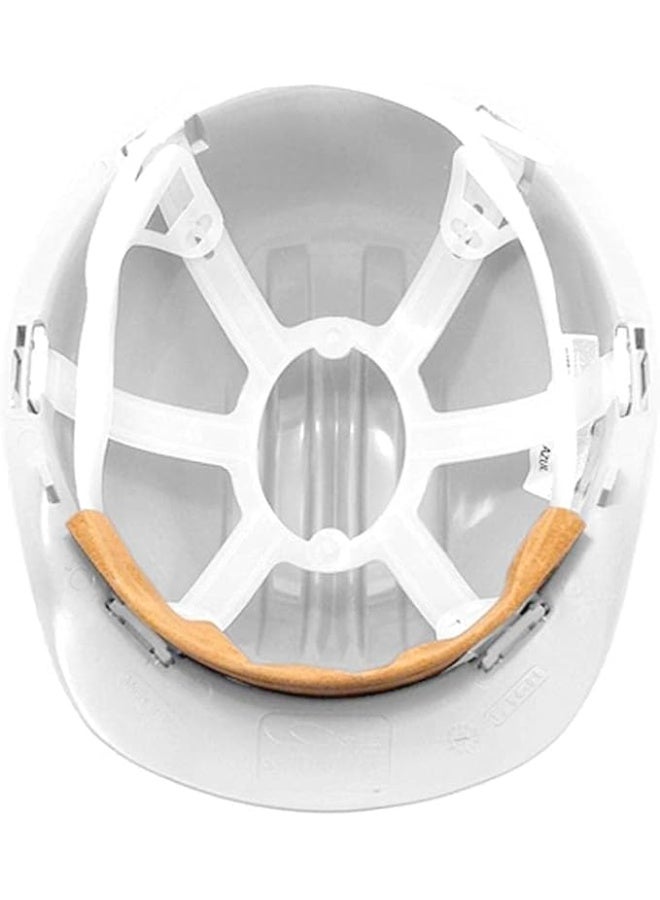 Industrial Safety Hard Hat – High-Impact Construction Protective Helmet, High-Visibility White - Image 2